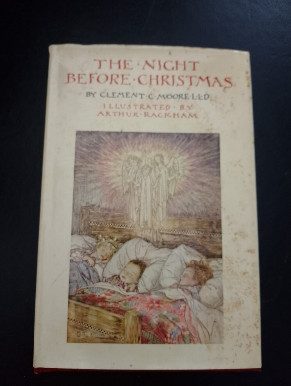 The Night Before Christmas Illustrated Hardcover - White Cover
